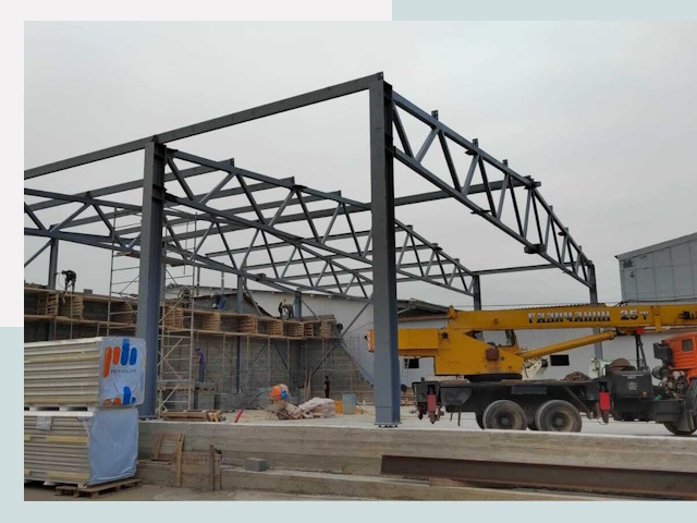 Строительство цехов в Сосновоборске