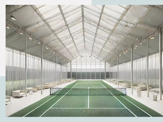 Строительство теннисных кортов в Сосновоборске