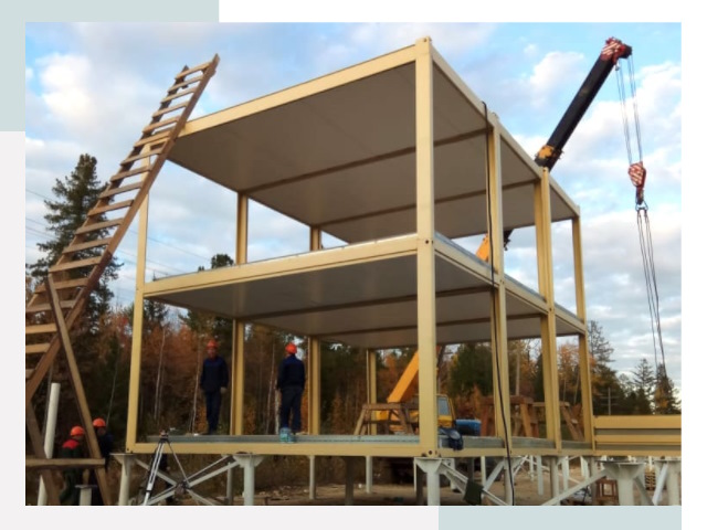 Строительство модульных здания Сосновоборск