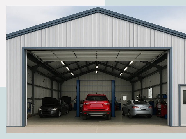 Ангары из сэндвич панелей от 621 руб. в Сосновоборск