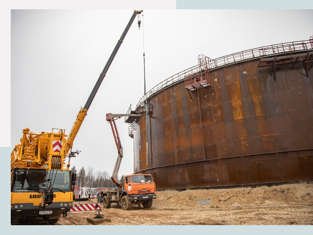 Монтаж резервуаров в Сосновоборске от 621 руб. за м³