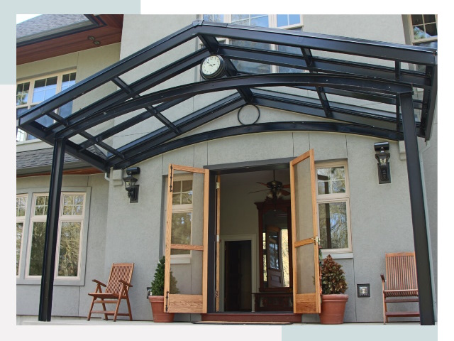 Козырьки металлические в Сосновоборске