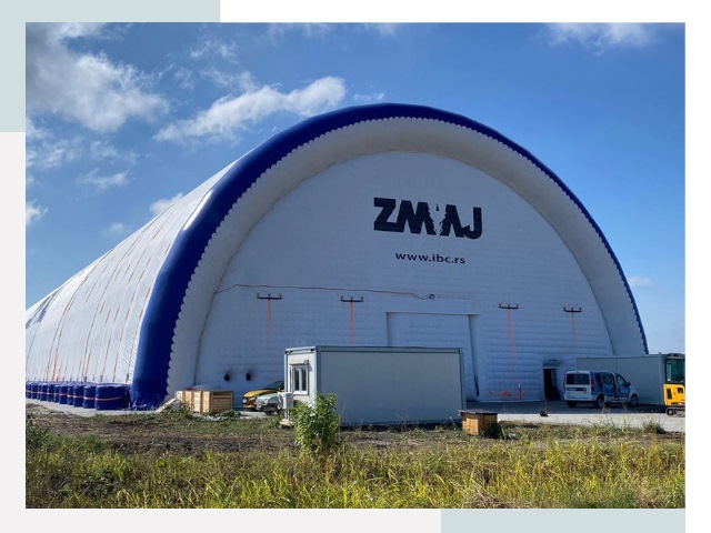 Брендирование ангаров в Сосновоборске