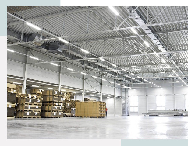 Освещение ангаров в Сосновоборске