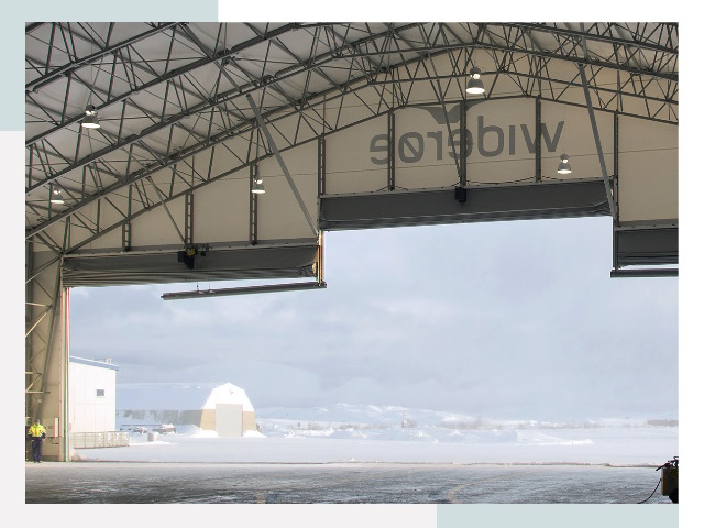 Ворота для ангаров в Сосновоборске