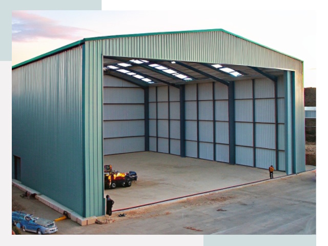 Строительство ангаров в Сосновоборске