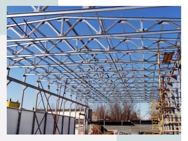 Металлокаркасы для складов в Сосновоборске